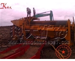 新型移动淘金车在缅甸